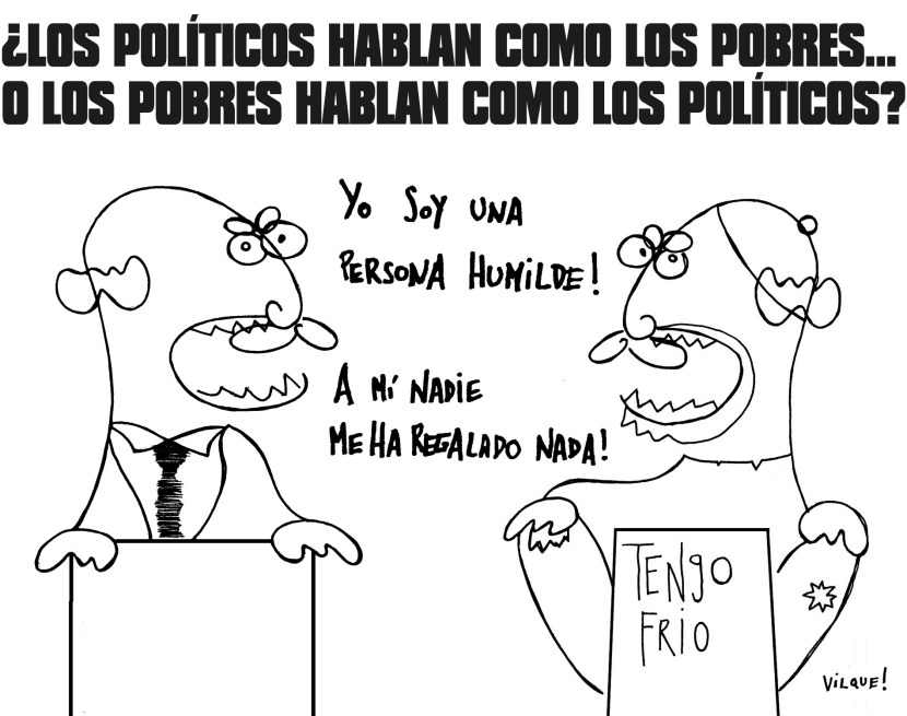 politicos y pobres