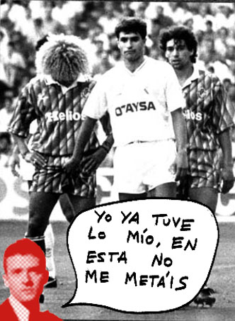 Bocinazo de Michel a Valderrama